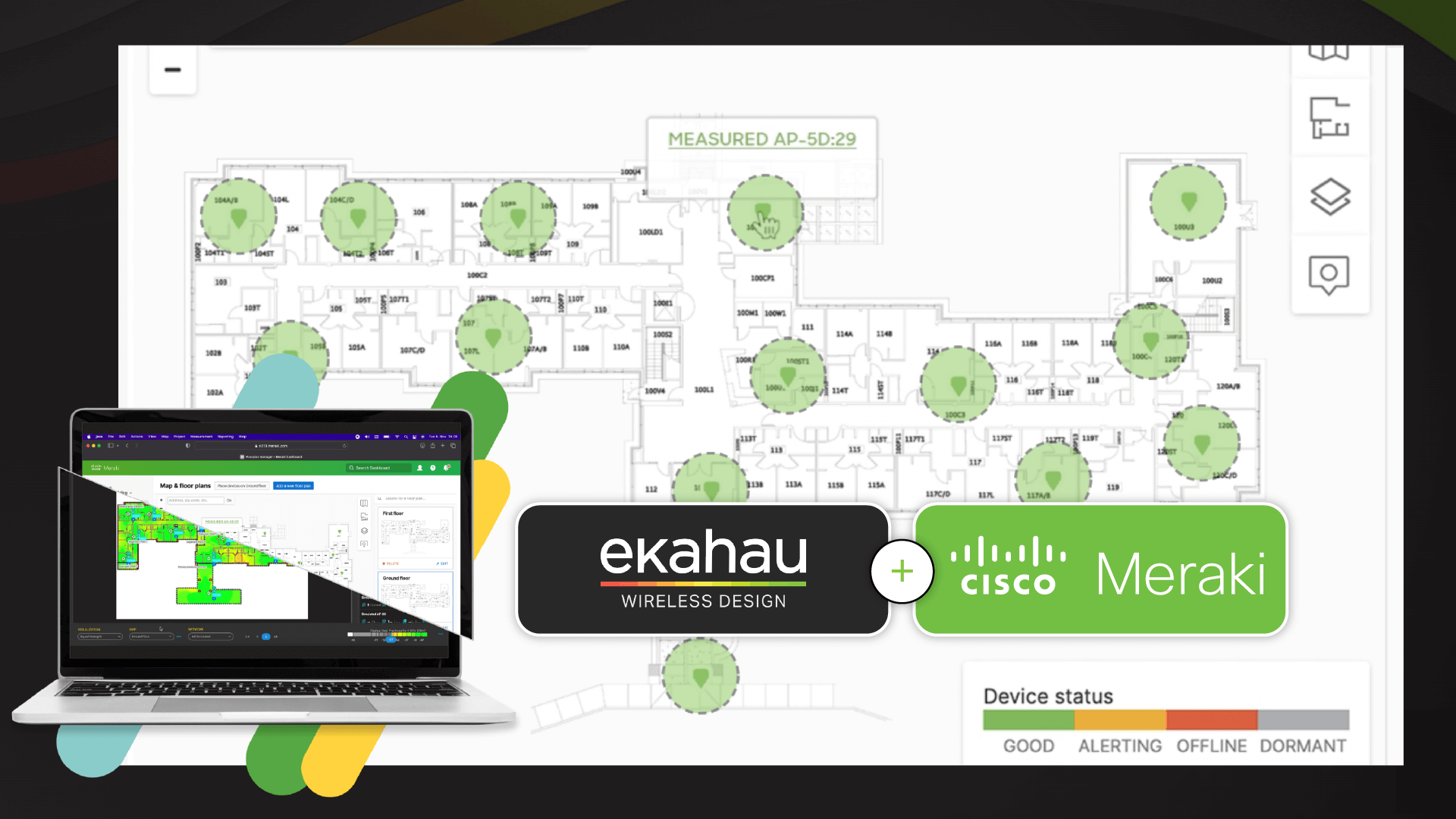 Ekahau Meraki Zero-Touch Dashboard Provisioning Integration